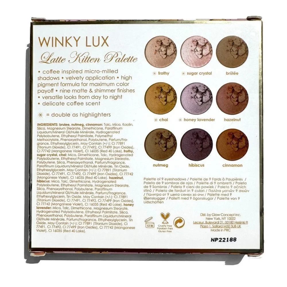 Winky Lux Latte Kitten Eyeshadow Palette